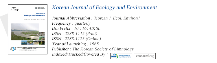 Korean Journal of Ecology and Environment ::